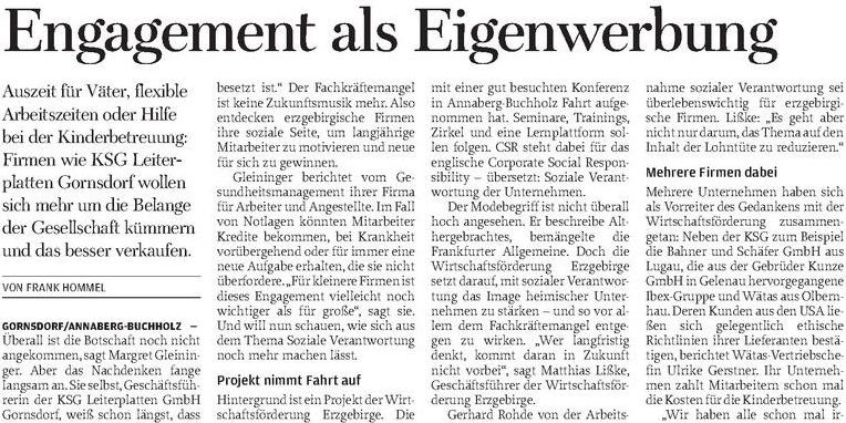 Artikelfoto soziales Engagement von Unternehmen